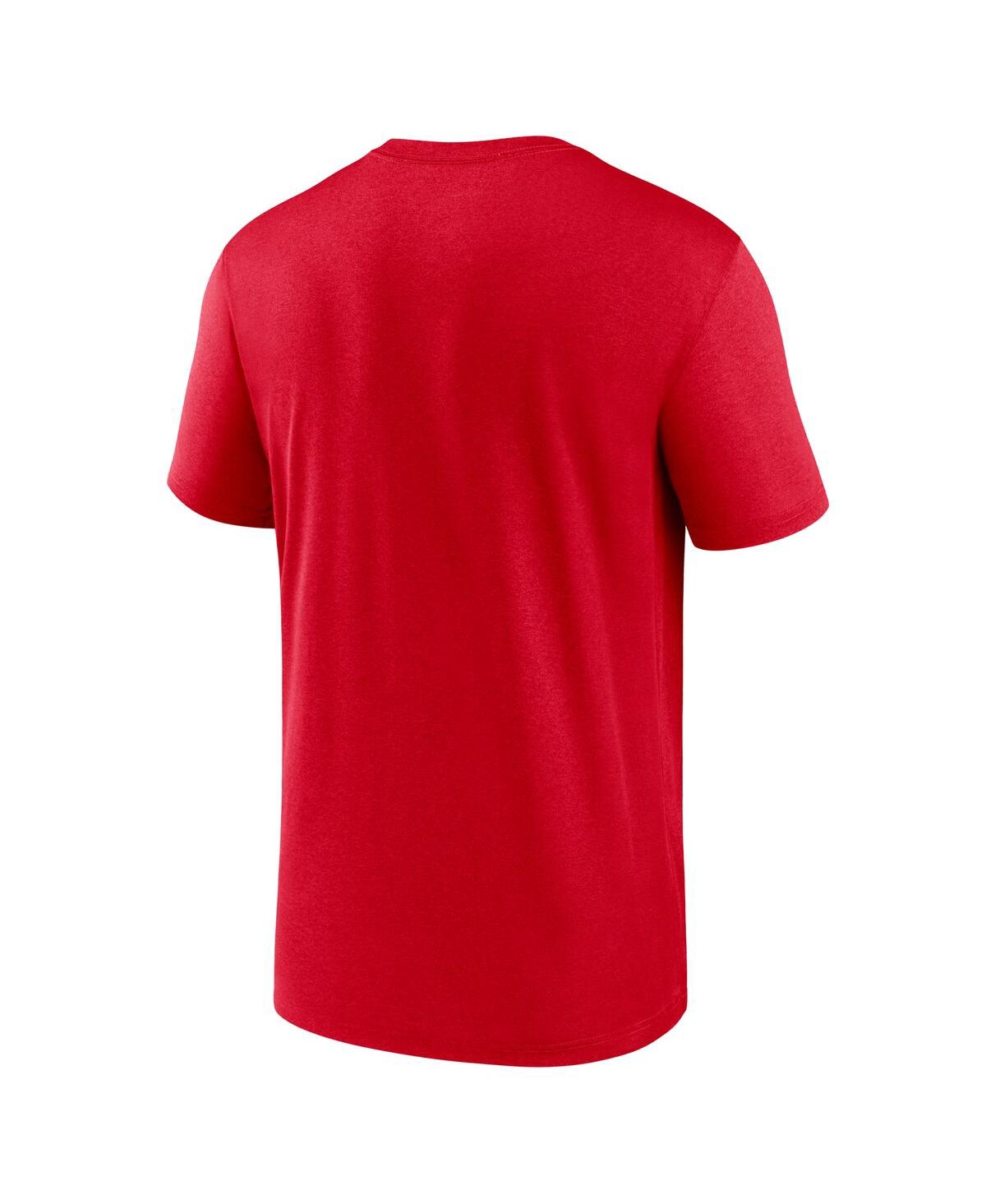 Nike Men's Scarlet Ohio State Buckeyes Campus Shadow Legend Performance T-Shirt