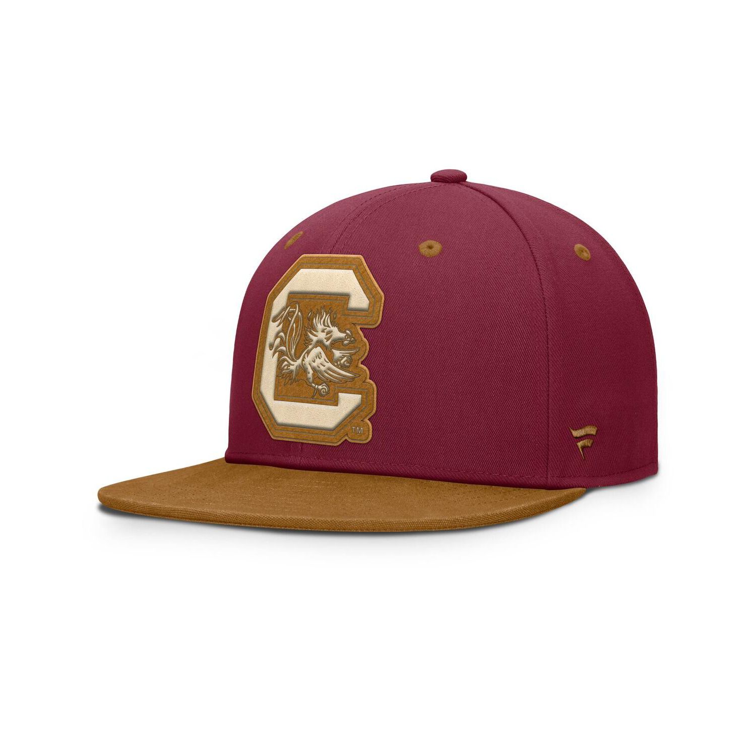 Men's Garnet/Brown South Carolina Gamecocks Noboa Fitted Hat