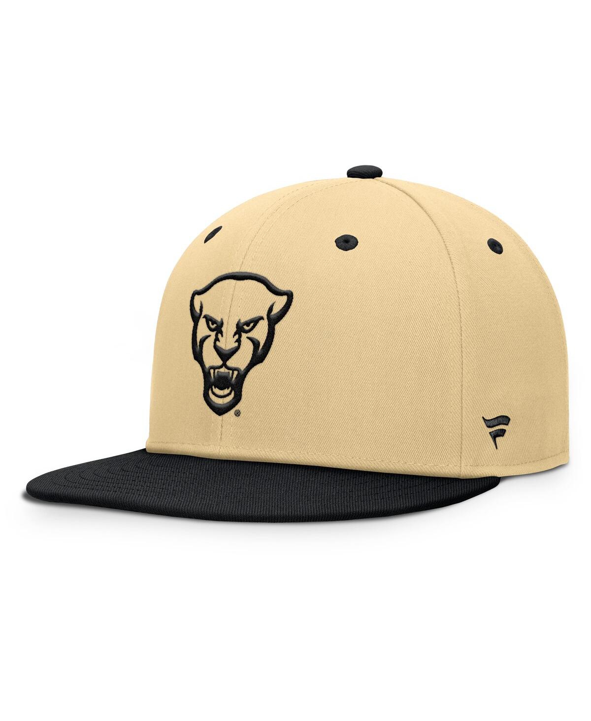 Fanatics Men's Khaki/Black Pitt Panthers Balance Fitted Hat - Khaki, Black