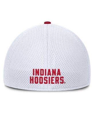 Men's Heather Gray/White Indiana Hoosiers Trigger Flex Hat