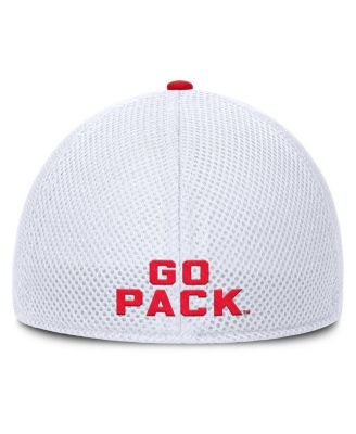 Men's Heather Gray/White NC State Wolfpack Trigger Flex Hat