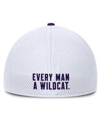 Men's Heather Gray/White Kansas State Wildcats Trigger Flex Hat