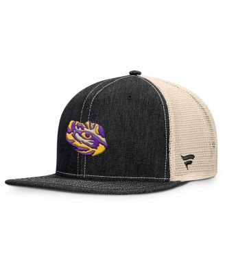 Fanatics - Men's Black/Natural LSU Tigers Legend Trucker Snapback Hat