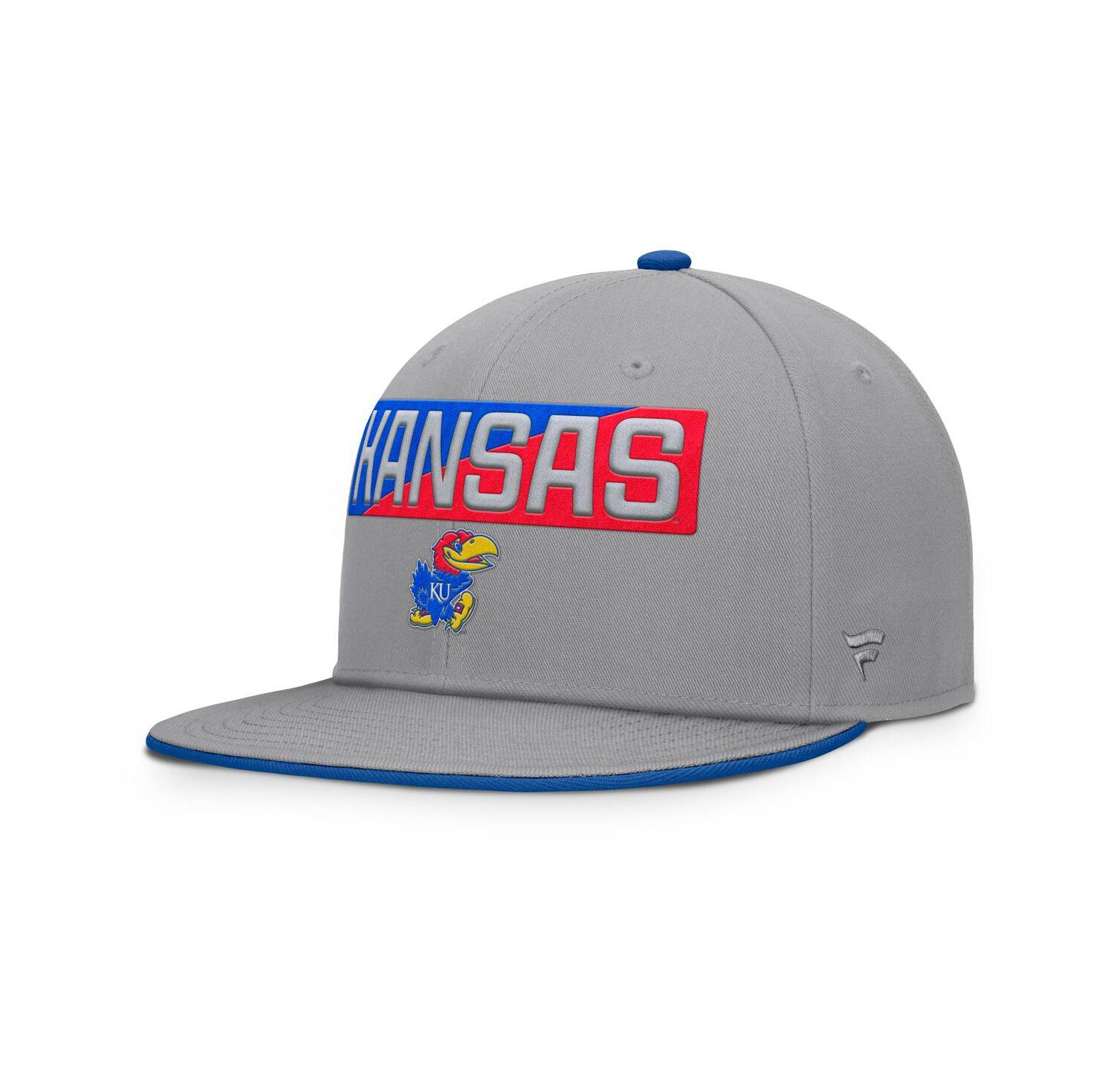 Men's Gray Kansas Jayhawks Duo Snapback Hat