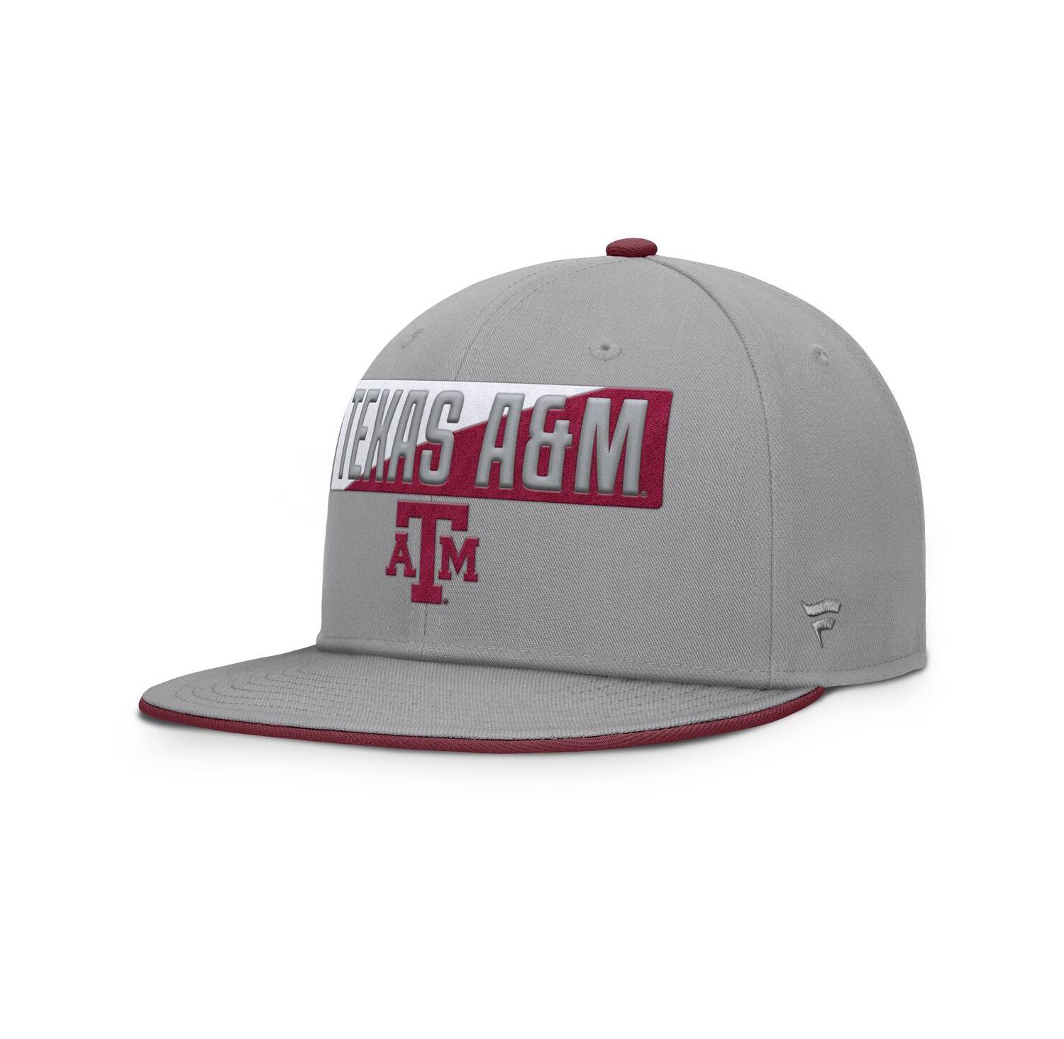 Men's Gray Texas A&M Aggies Duo Snapback Hat