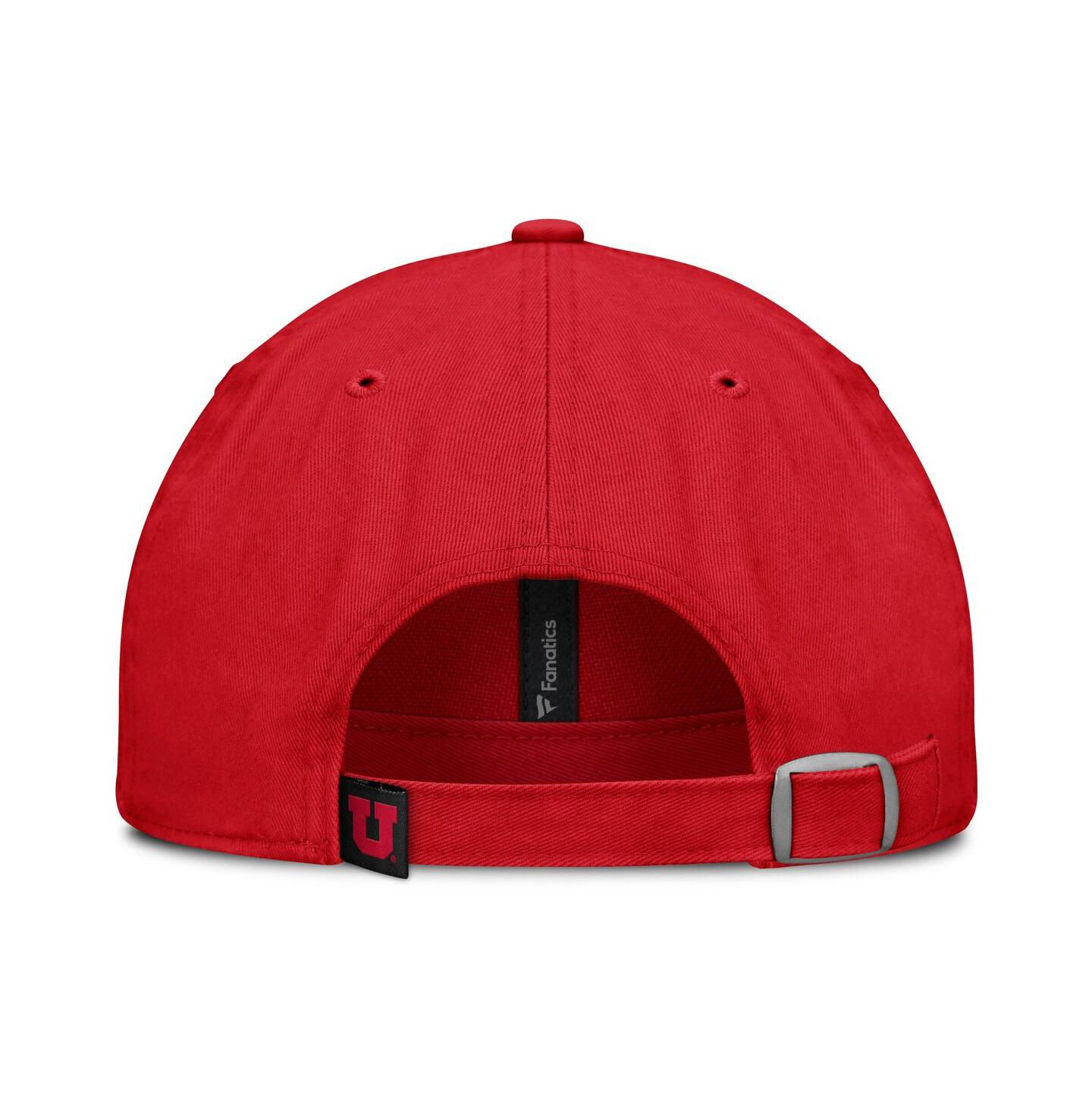 Женская кепка Fanatics Red Utah Utes Candid Adjustable Hat — фото 4