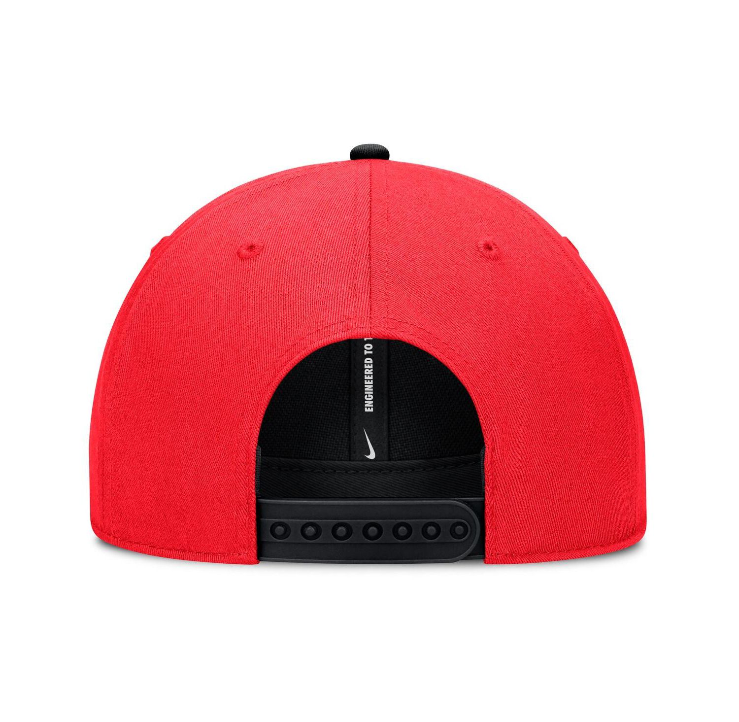 Men's Crimson/Black Chicago Cubs Neon 90s Rise Adjustable Hat