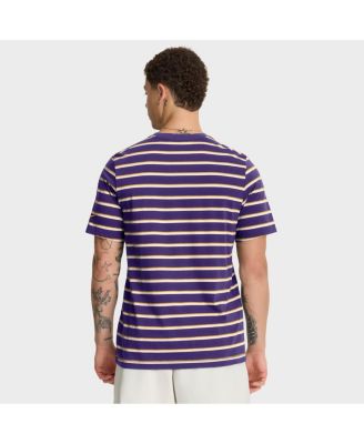 Men's Purple LSU Tigers Athletic Prep Legacy Summit Stripe T-Shirt