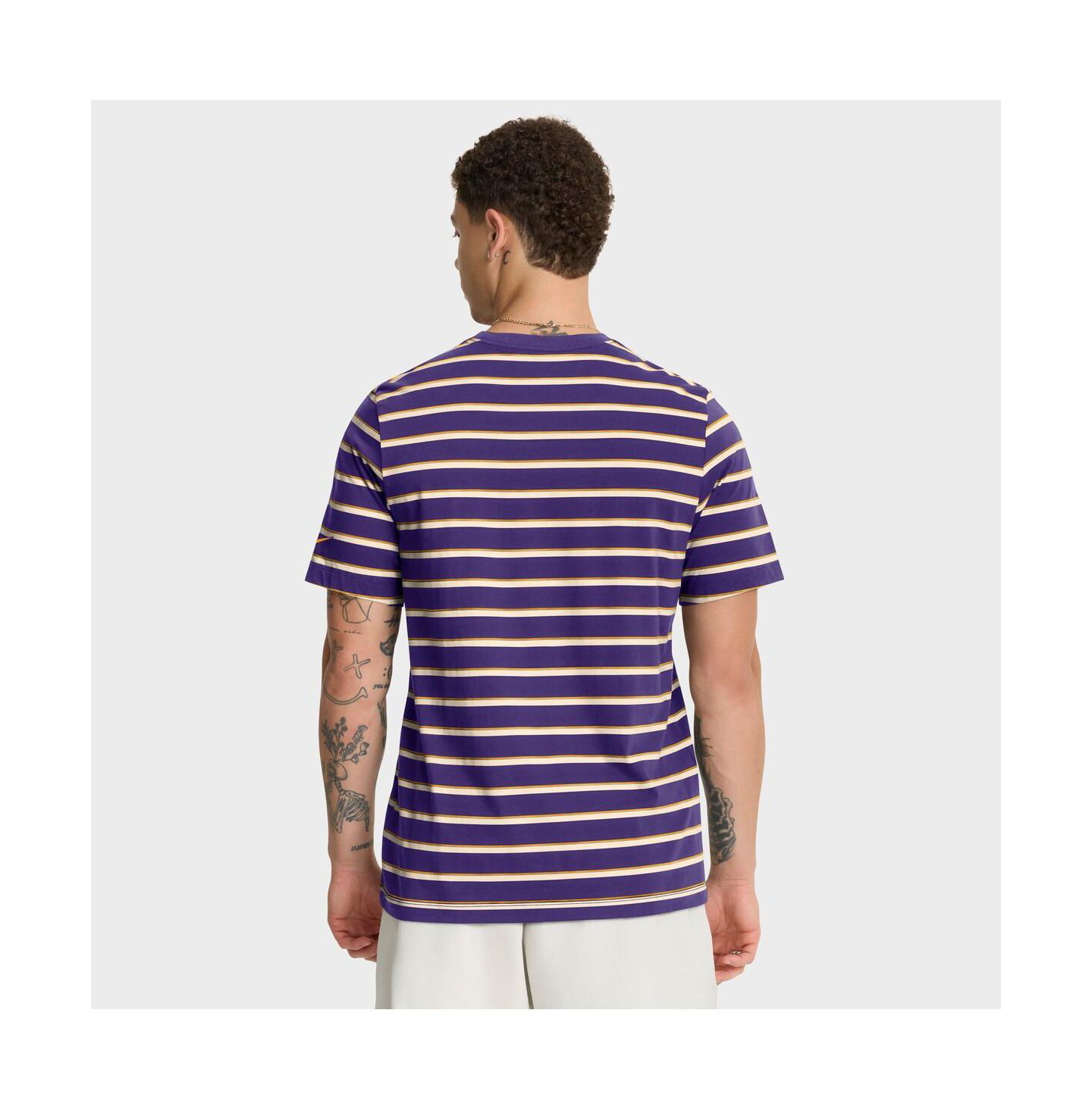 Мужская футболка Nike Purple LSU Tigers Athletic Prep Legacy Summit Stripe — фото 2