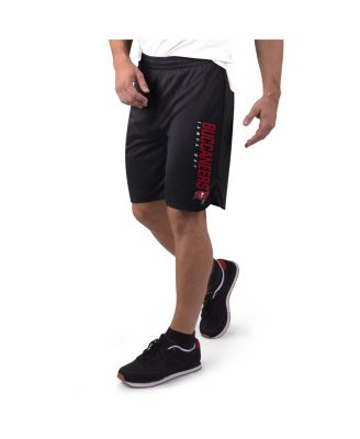 MSX by Michael Strahan - Men's Black Tampa Bay Buccaneers Mesh Shorts