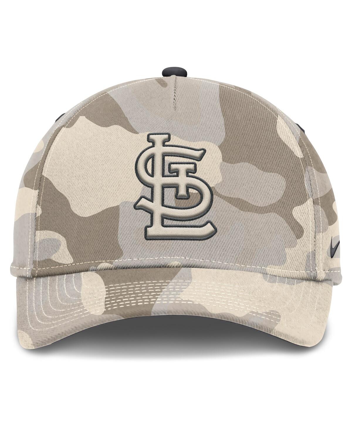 Nike Men's Natural St. Louis Cardinals Camo Pack Rise Adjustable Hat
