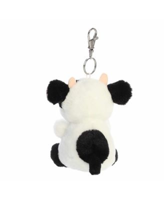 Mini Sweetie Cow Palm Pals Adorable Clip-On White 4"