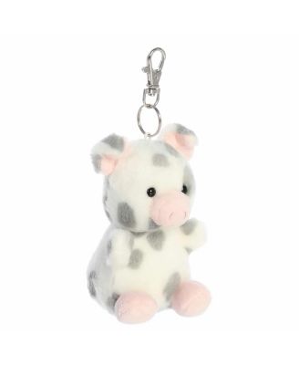 Mini Piggles Spotted Piglet Palm Pals Adorable Clip-On Gray 4"