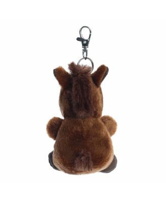 Mini Truffle Brown Horse Palm Pals Adorable Clip-On Brown 4"