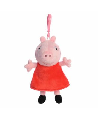 Mini Peppa Pig Playful Clip-On Pink 4.5"