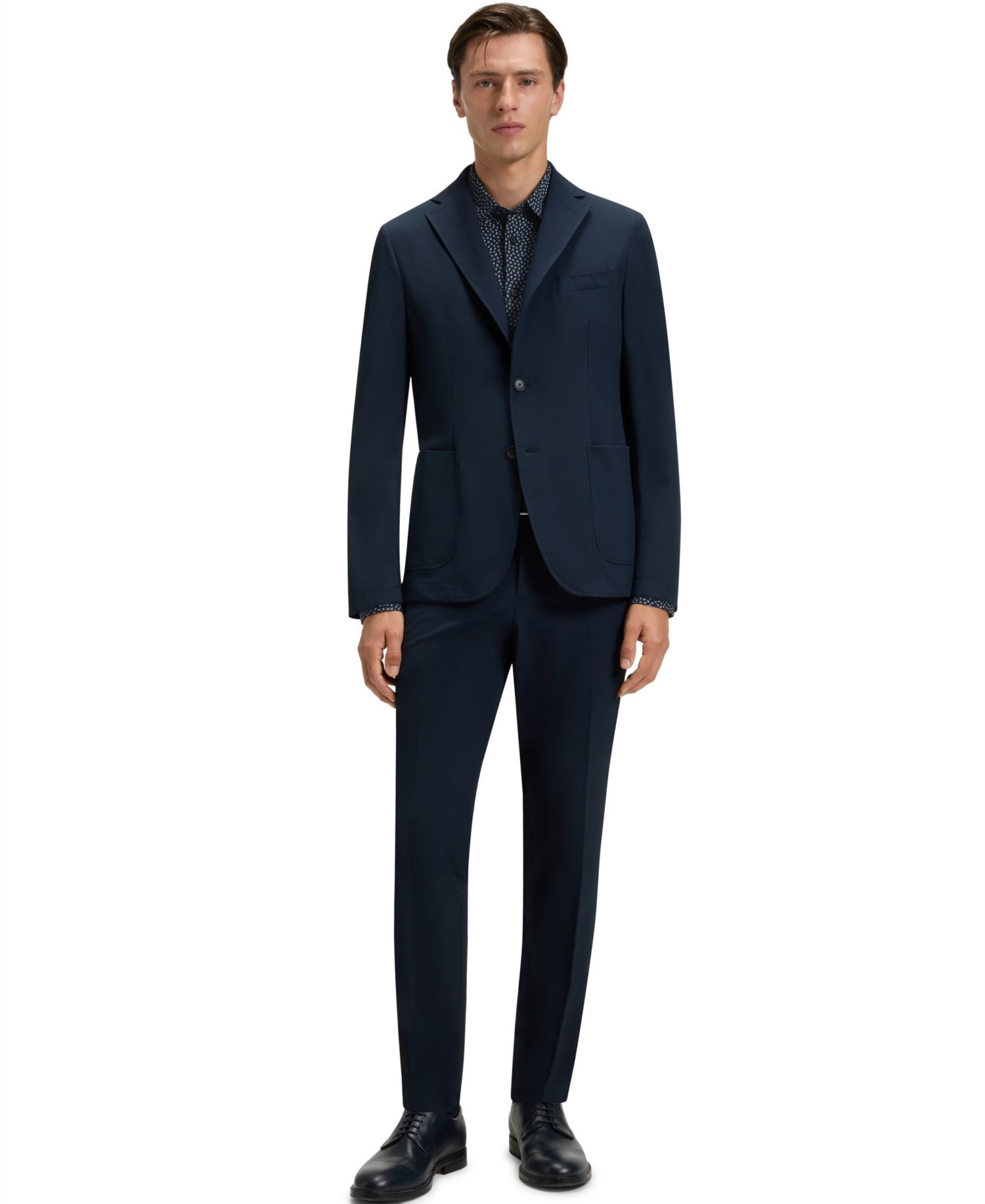 Men's Slim-Fit Cotton Blend Shirt