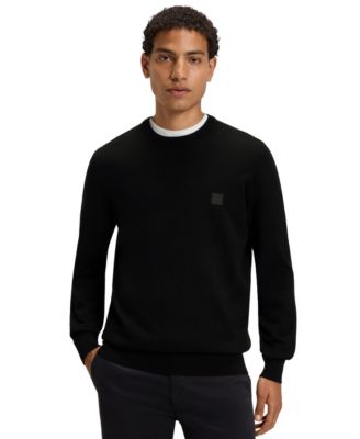 Hugo Boss - Men's Cotton-Cashmere Regular-Fit Sweater