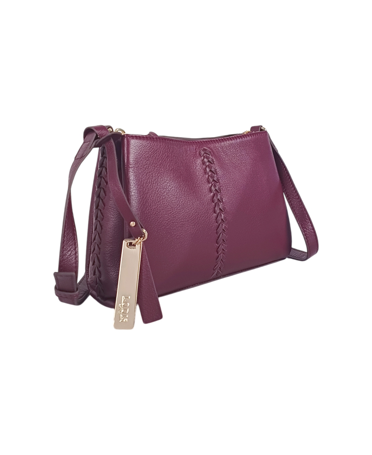 Lodis Nicks Small Crossbody Bag In Burgundy