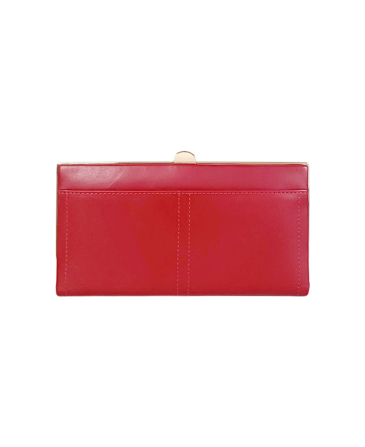 Lodis Glace Frame Lock Clutch In Red