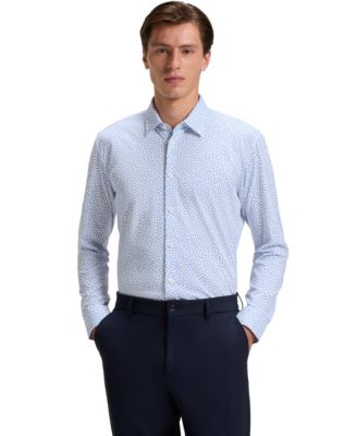 Men's Slim-Fit Cotton Blend Shirt