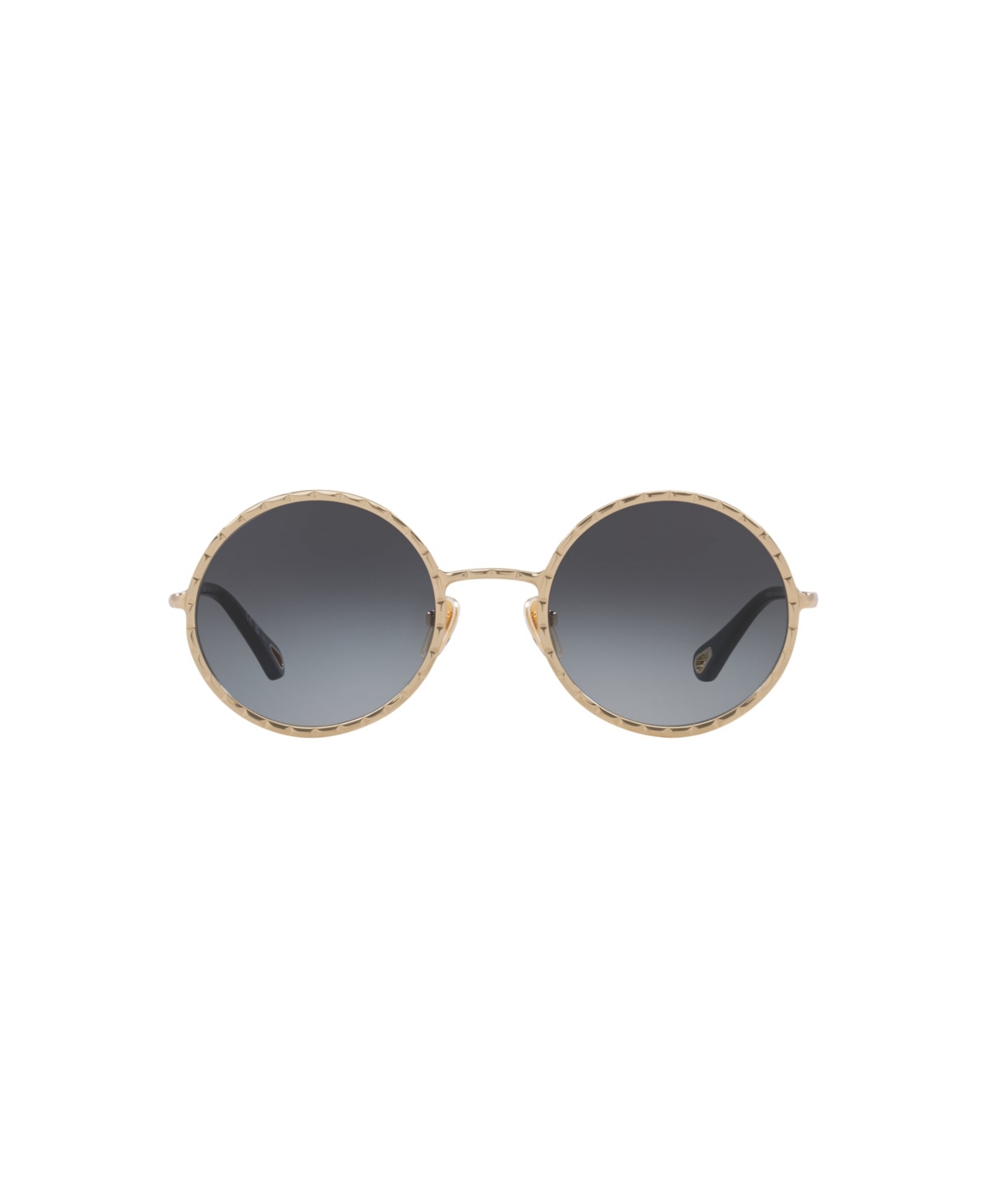 Chloé Womens Ch0230s Round-frame Metal Sunglasses Gold In Gold