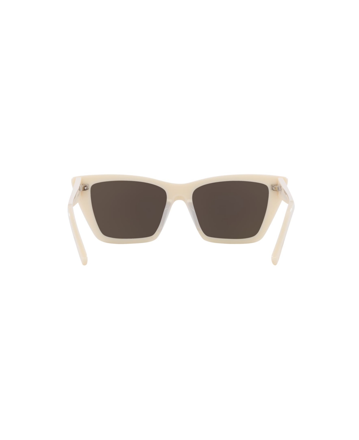 Saint Laurent Womens White Sl 276 Mica Cat Eye Acetate Sunglasses In Neutral