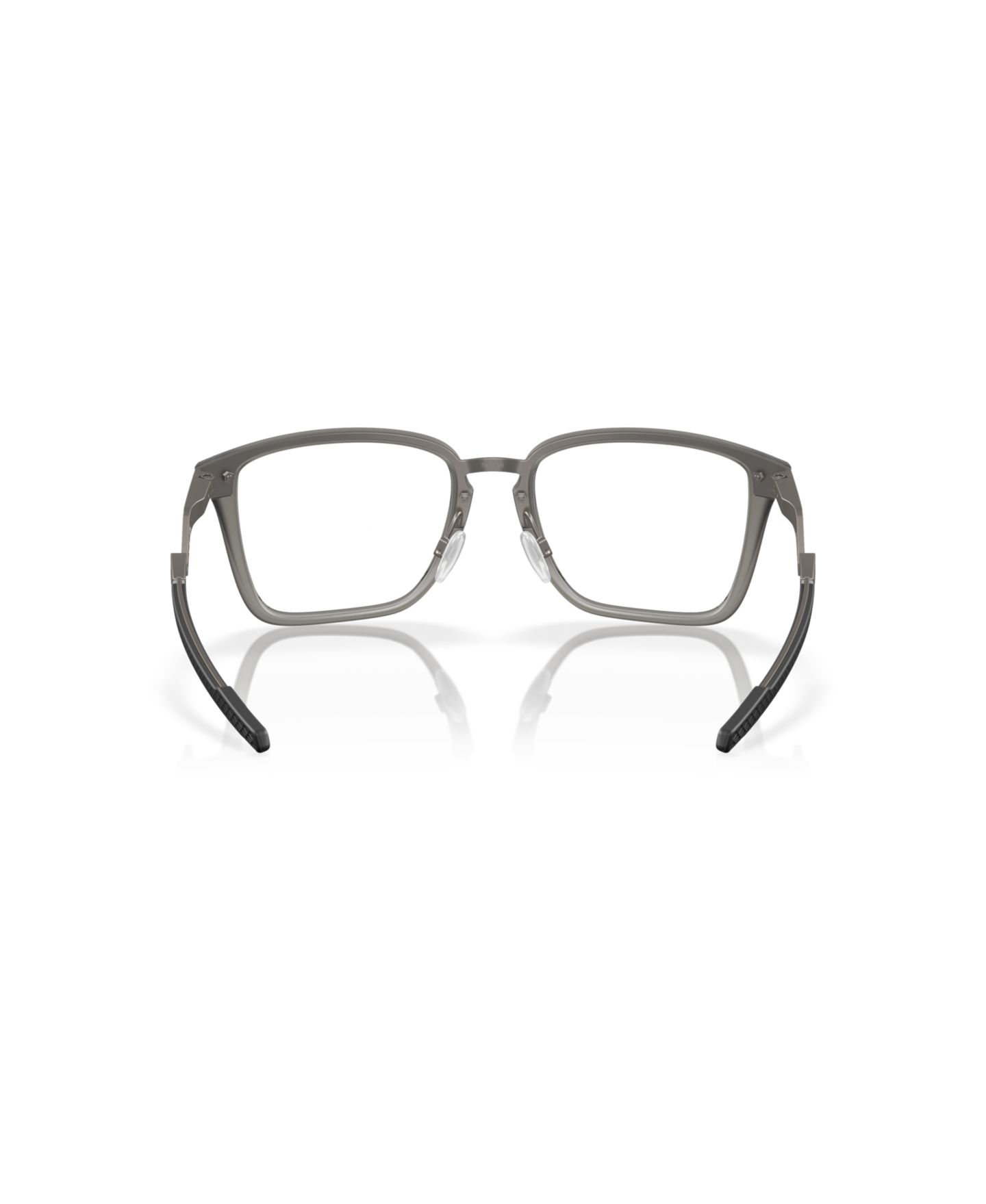 Мужские очки Celine Oakley Man Rectangle Titanium OX8162 Cognitive Eyeglasses, цвет: Атласный серый дымчатый — фото 2