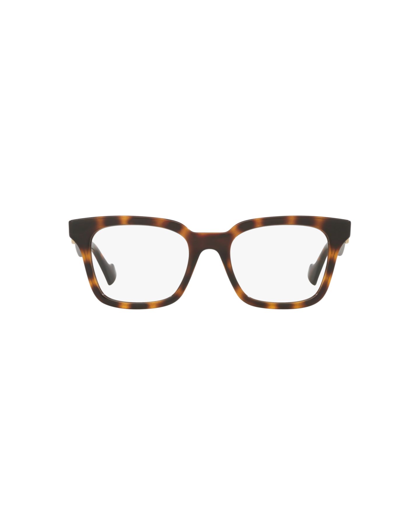Женские очки Gucci Woman Rectangle Plastic GG1728O Eyeglasses, цвет: Черепаховый — фото 2