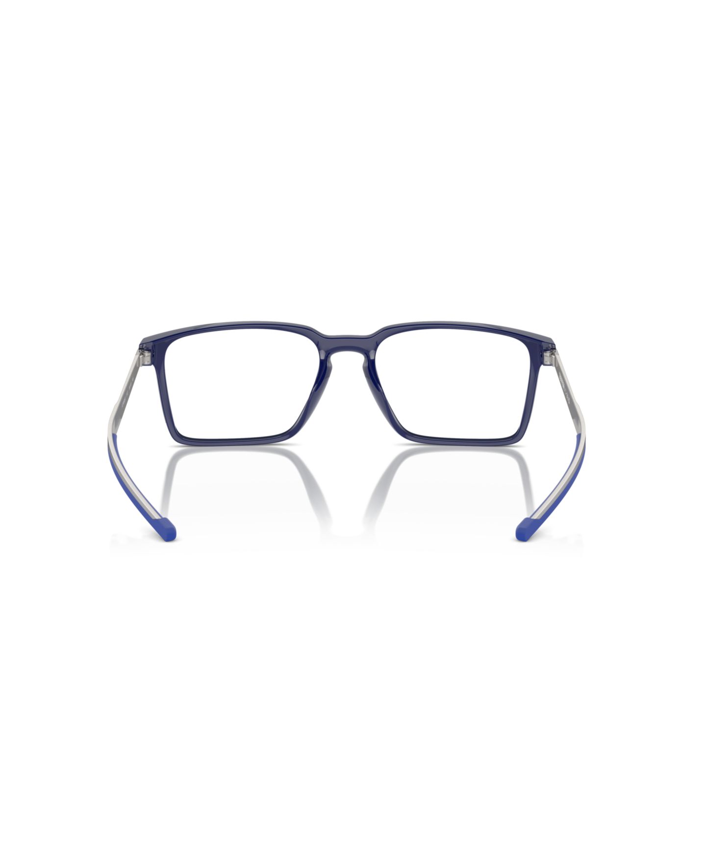 Мужские очки Scuderia Ferrari Man Rectangle Plastic FZ8005U Eyeglasses, цвет: Синий — фото 4