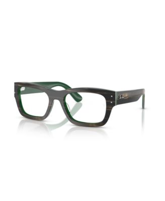 Unisex Rectangle Plastic RB7683V Joseph Optics Eyeglasses