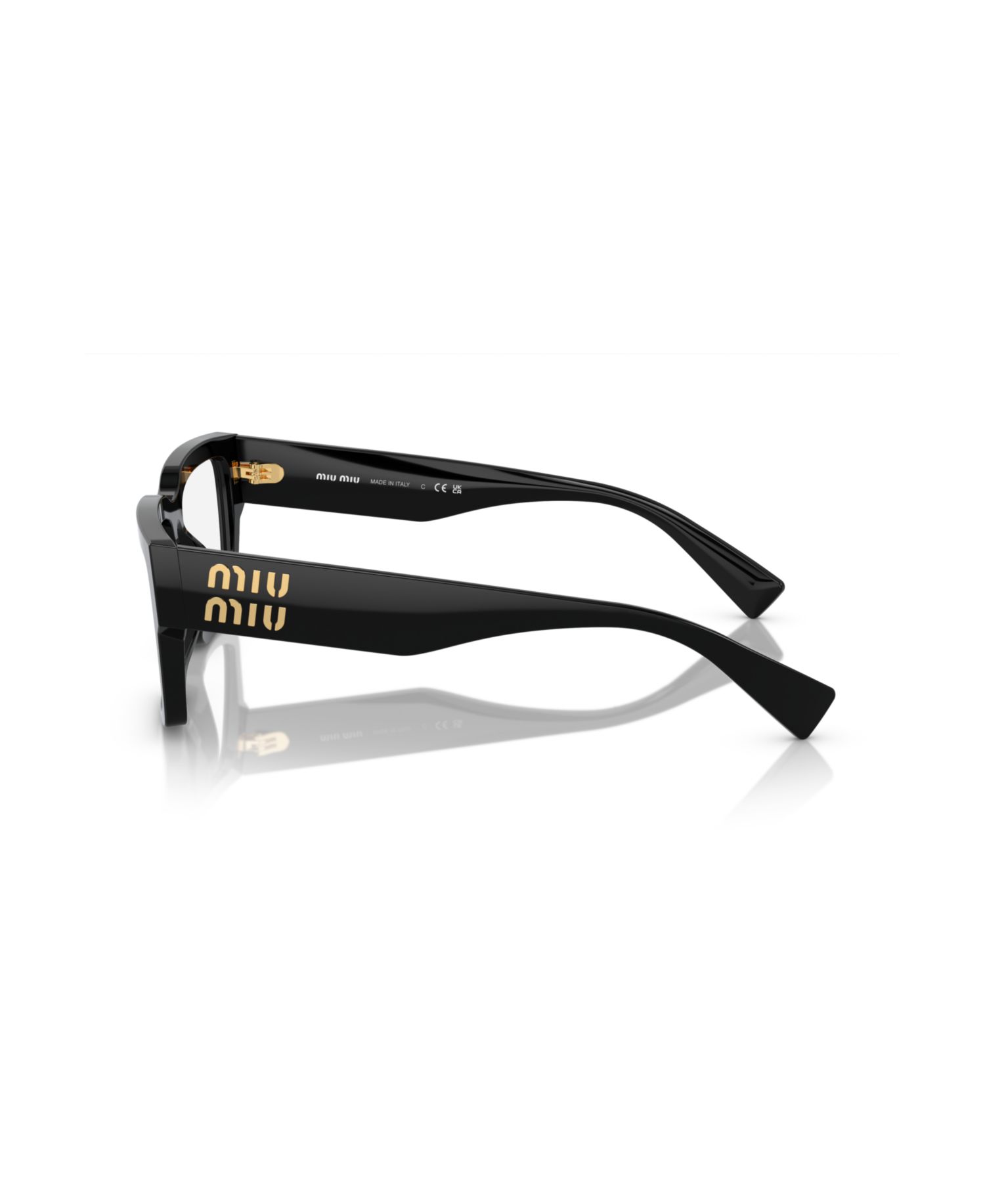 Woman Rectangle Plastic MU 02XV Eyeglasses