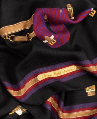 Equestrian Ribbon Wrap Scarf