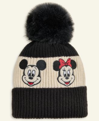 Disney Macy's Adult Unisex Mickey Mouse Minnie Mouse Beanie