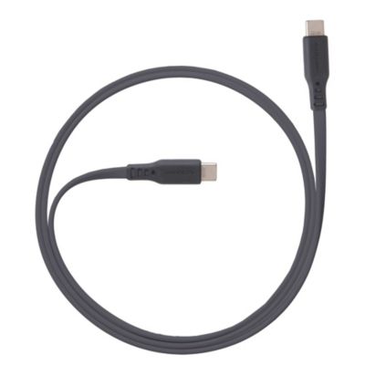Flat USB-C to USB-C High Speed Tangle-Free 3 Foot Cable