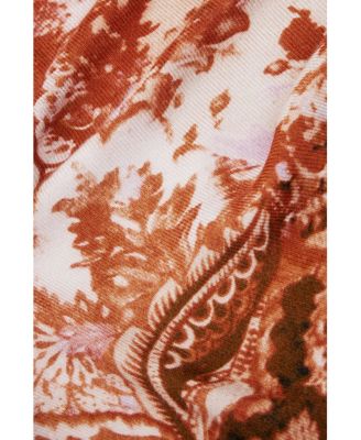 Women's Rectangular paisley scarf