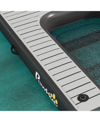 Inflatable Dog Boat Ramp, Floating Dog Pool Ramp Up to 286 lbs