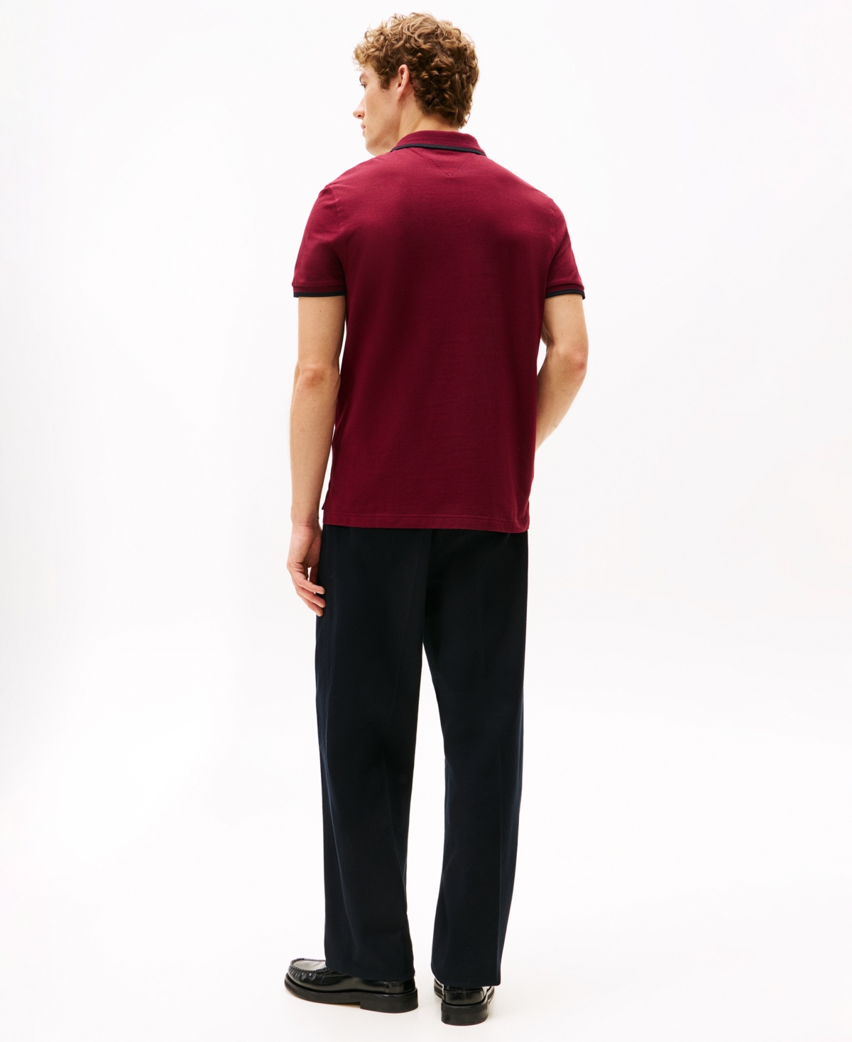 Tommy Hilfiger Men's Holiday Crest Regular Fit Polo Shirt