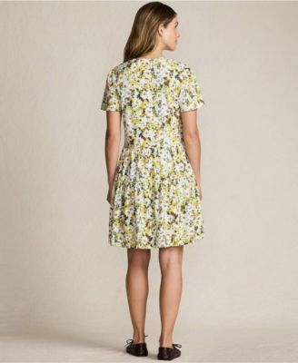 Women's Cotton Jersey Tiered Mini Dress