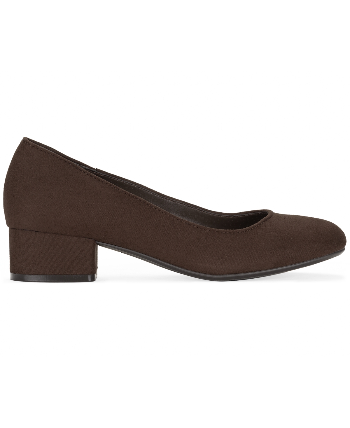 Style & Co Women's Gerriee Block-heel Pumps, Created For Macy's In Brown