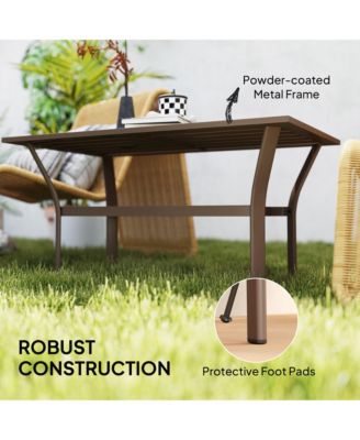 Outdoor Table, All-Weather Patio Table,