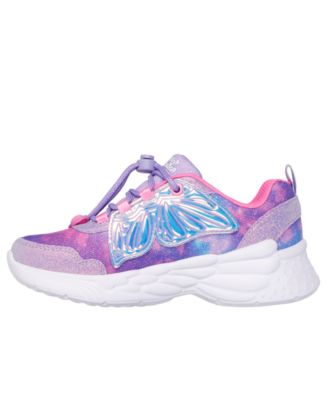 Little Girls Dream Racer - Wing Brites Light-Up Casual Sneakers from Finish Line