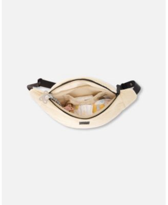 Adult Unisex Sherpa Diaper Changing Sling Bag Beige - Adult