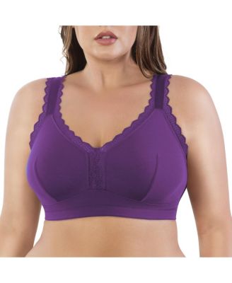 Women's Dalis Wire-Free Bralette, Pearl White, 30J