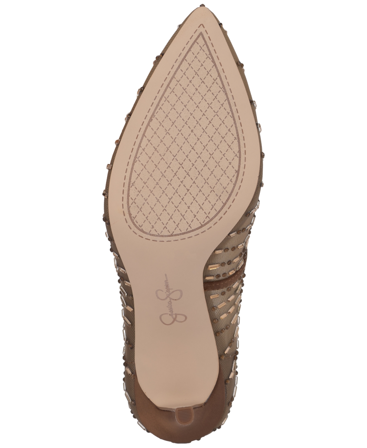 Jessica Simpson Piviano Pointed Toe Pump In Brown