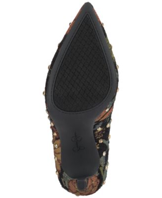 Women's Cassani Studded Pointed-Toe Pumps