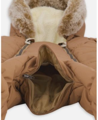 Baby Boys or Baby Girls One-Piece Baby Layette Snowsuit Designed for Car Seat Chanterelle - Baby