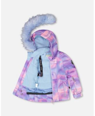 Toddler Girls Two-Piece Play Snowsuit Light Blue - Toddler|Child