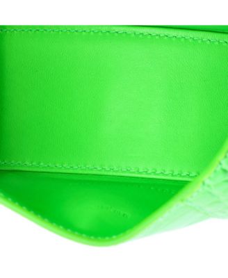 XS Hourglass Top Handle Bag Embossed Leather