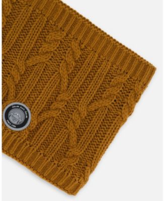 Boy Lined Winter Neckwarmer Brown Sugar - Toddler|Child