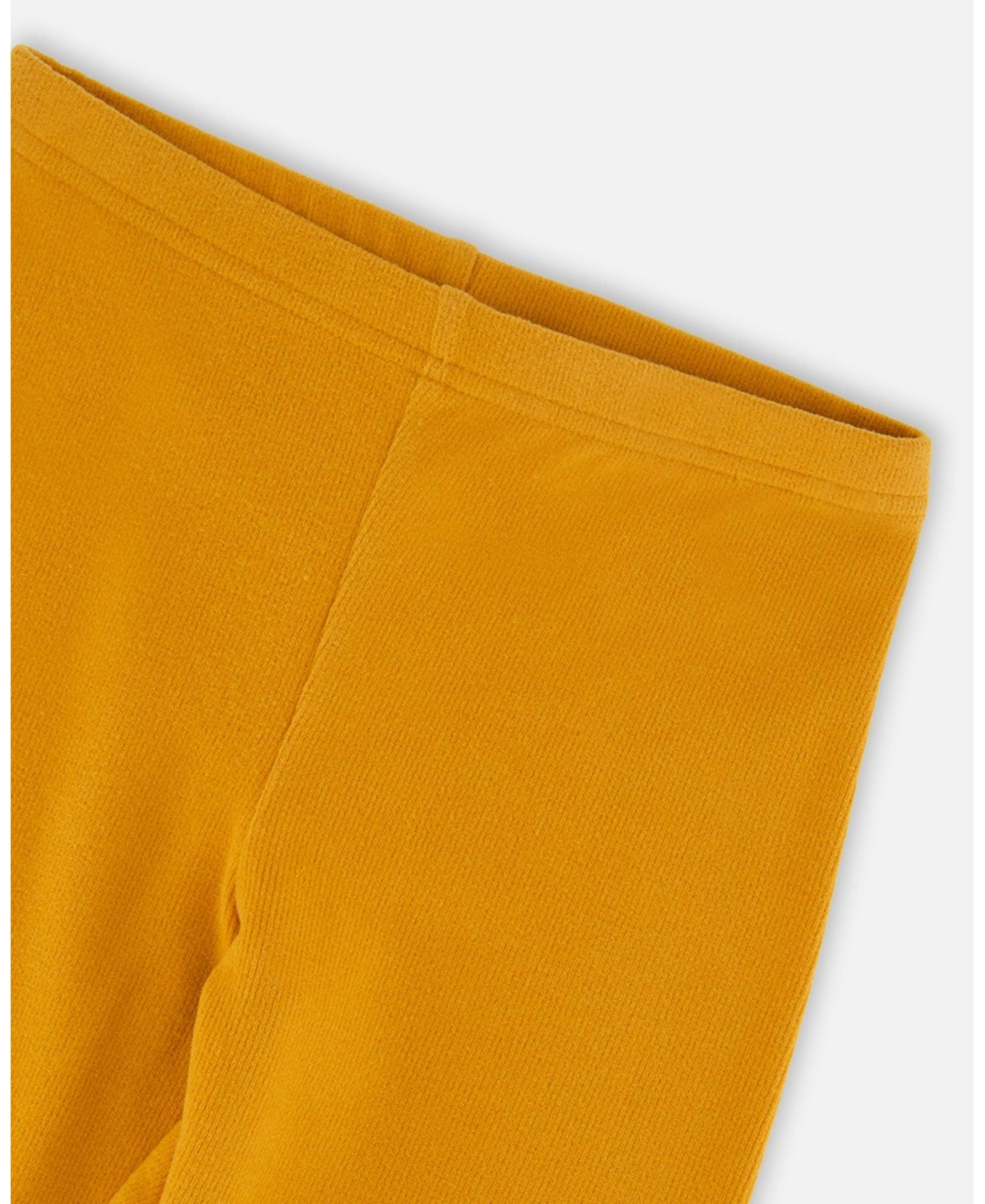 Deux par Baby Girls Super Soft Ribbed Leggings Golden Yellow